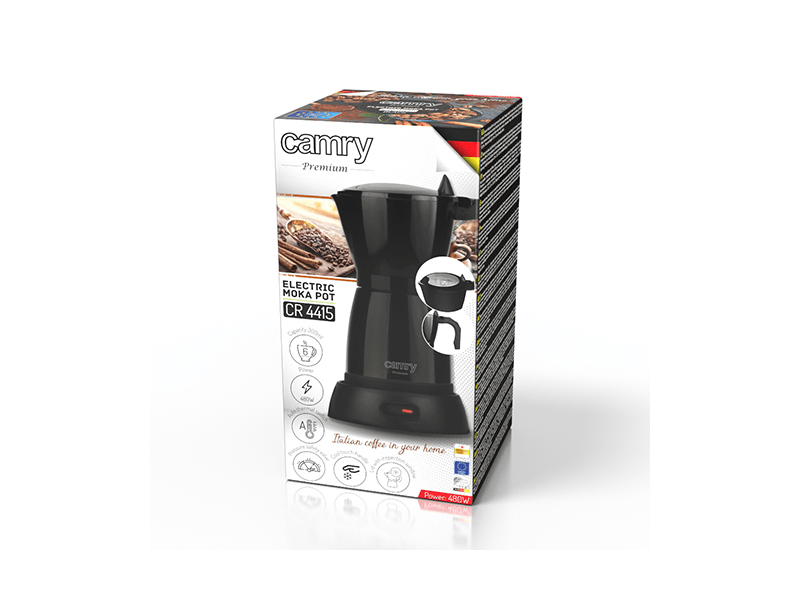 Camry CR 4415 Električni aparat za kavu s kapanjem, crni