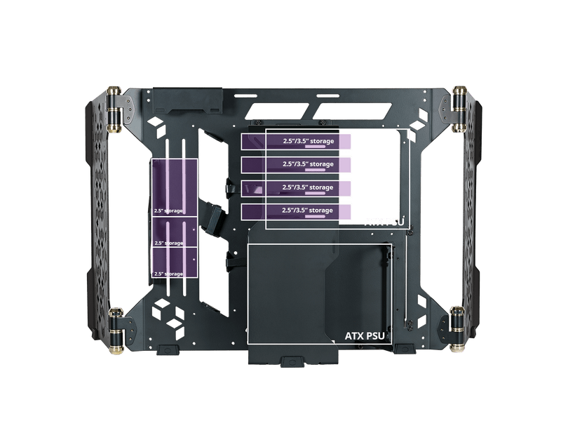 Cooler Master MasterFrame 700 PC ház (MCF-MF700-KGNN-S00)