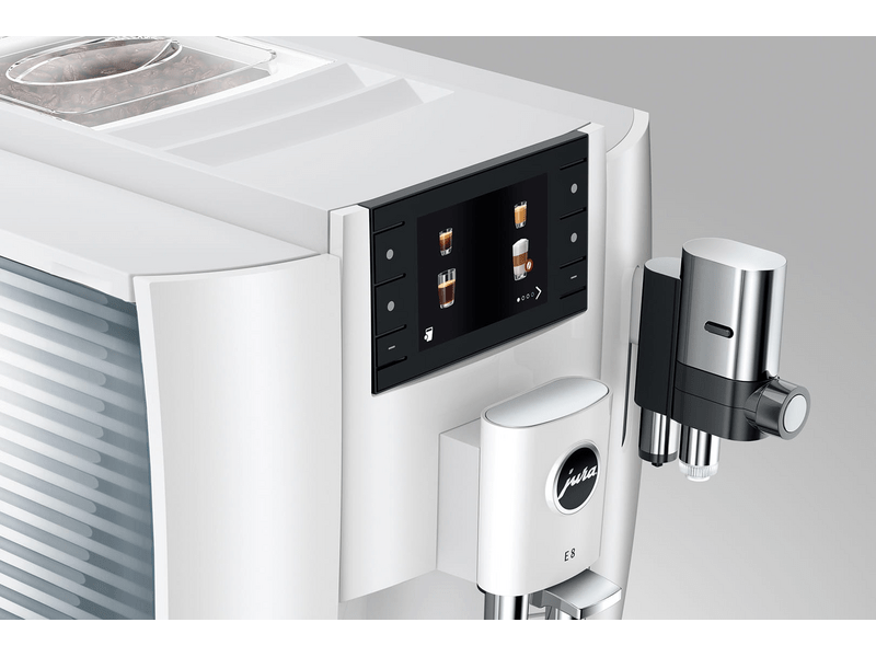 Jura E8 (EC) Automatski aparat za kavu, bijeli (15585)