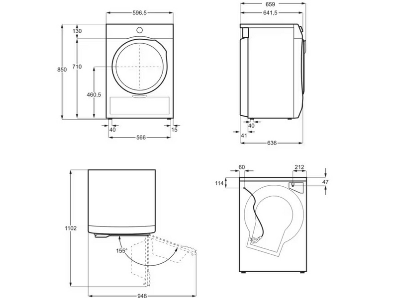 Electrolux EW7D495UDE Hőszivattyús szárítógép