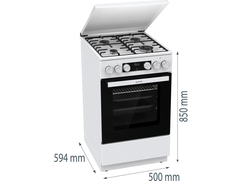 Gorenje GK5C42WH-B Kombinált tűzhely