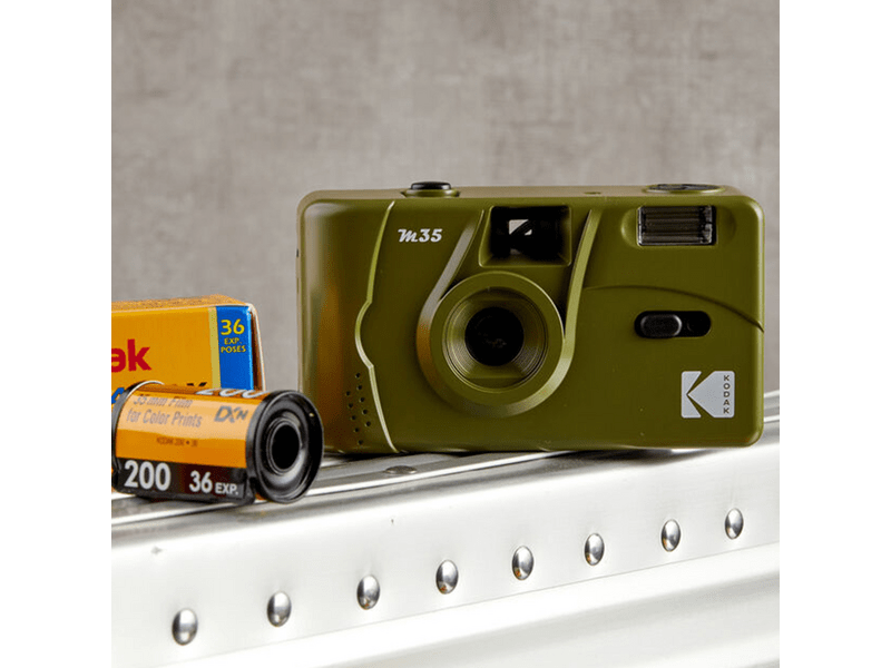 Kodak M35 Analóg filmes fényképezőgép, olívazöld (DA00254)