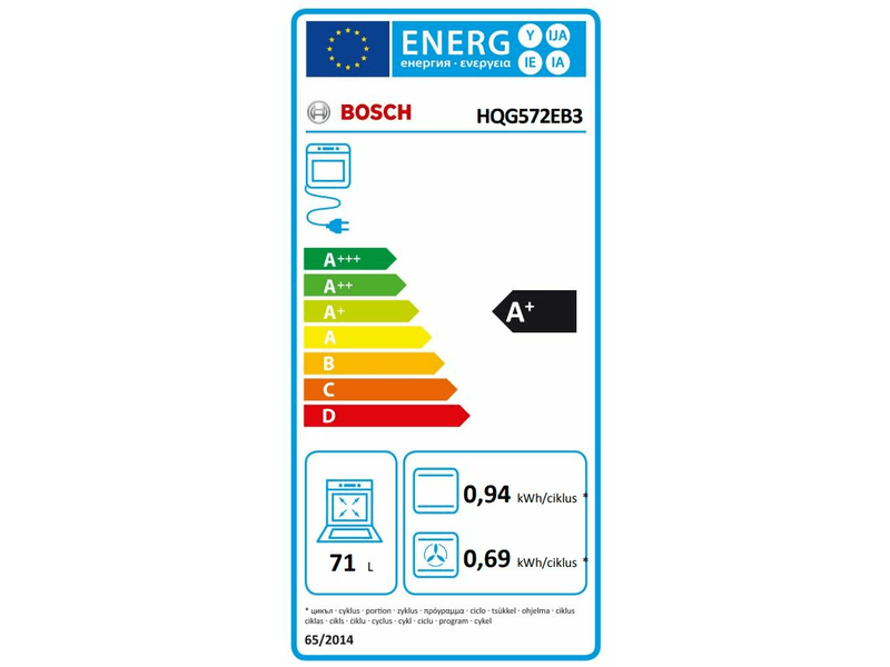Bosch HQG572EB3 Beépíthető sütő + Bosch PUE611BB5E Beépíthető indukciós főzőlap