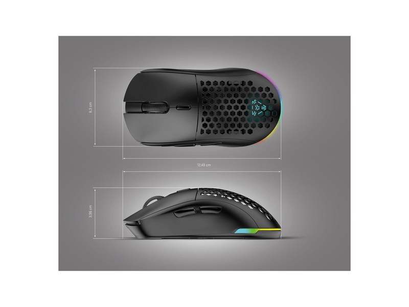 Yenkee YMS 3001BK Swipe Vezeték nélküli gamer egér