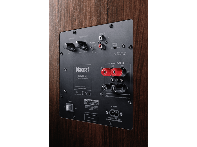 Magnat Alpha RS 12 Aktív mélysugárzó basszreflex nyílással