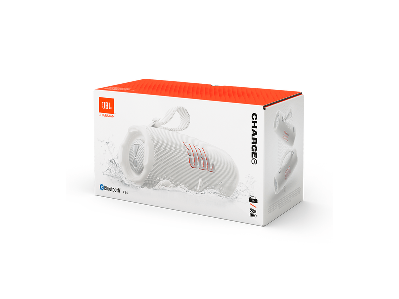 JBL Charge 6 Bluetooth zvučnik, bijela boja