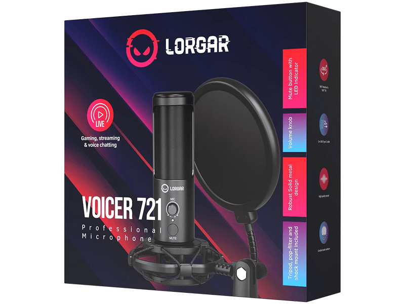 Lorgar Voicer 721 Gaming mikrofon
