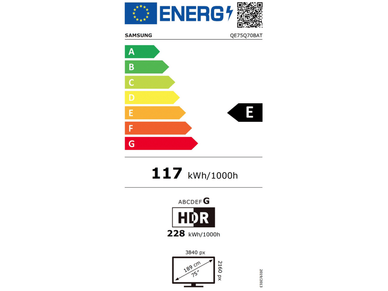 Samsung QE75Q70BATXXH 75