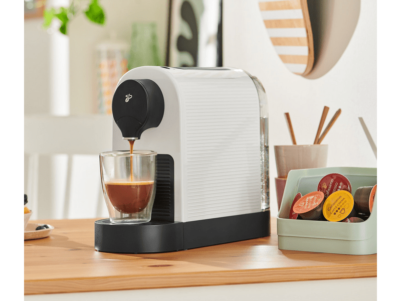 Tchibo Cafissimo Pure+ Kapszulás kávéfőző, fehér