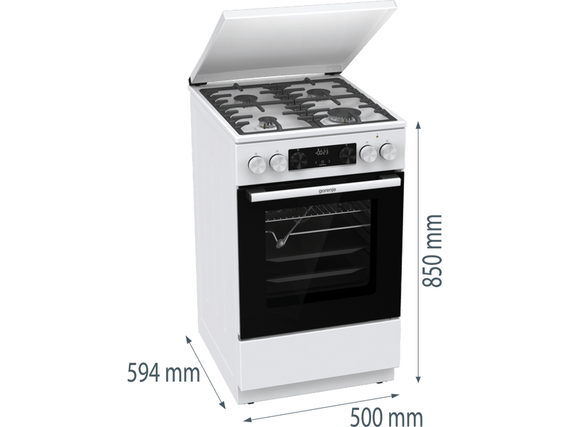 Gorenje GKS5C72WF Kombinált tűzhely