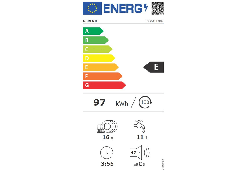 Gorenje GS643E90X perilica posuđa