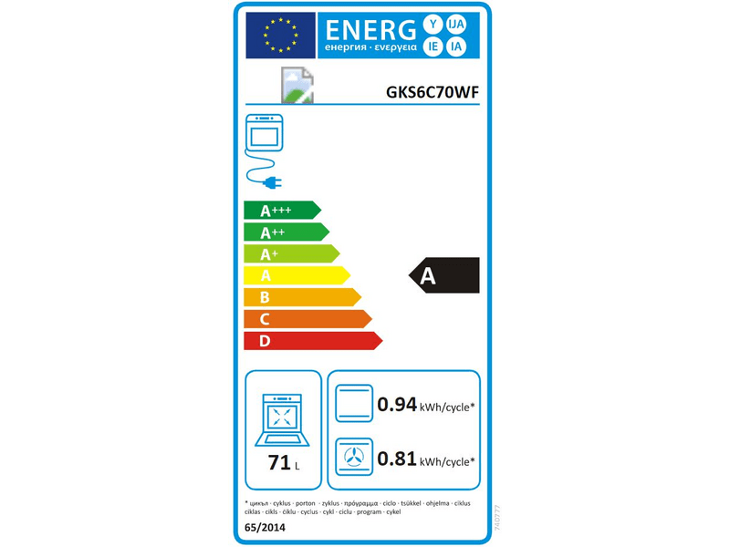 Gorenje GKS6C70WF Kombinált Tűzhely