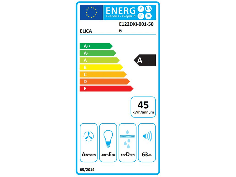 Elica ELITE 35 GRIX/A/60 Páraelszívó