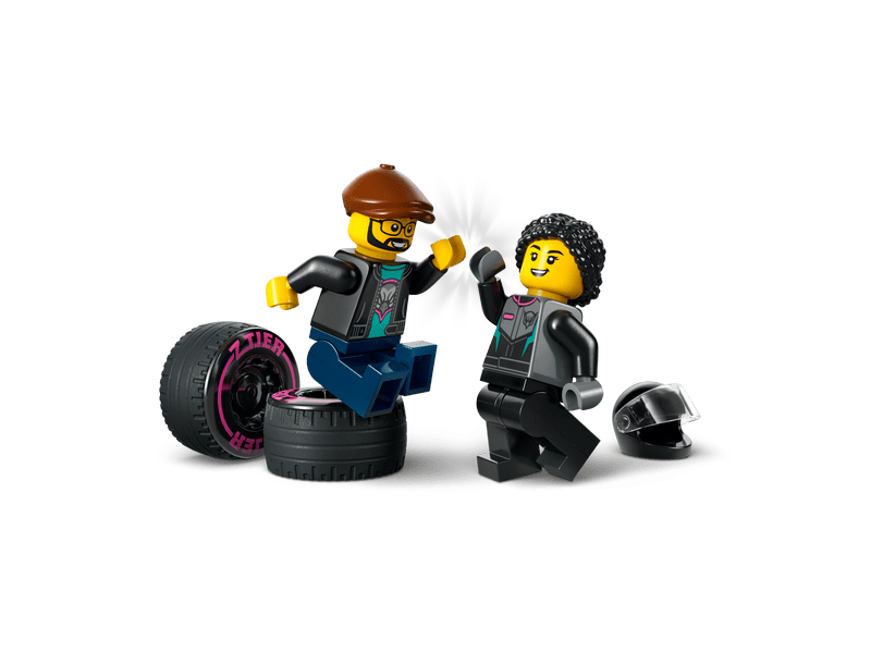 LEGO® City trkaći automobil i kamion za prijevoz automobila (60406)