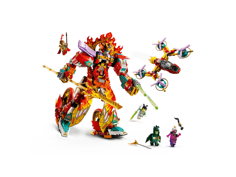 LEGO® Monkie Kid™ Nezha Tűzgyűrű robotja (80057)