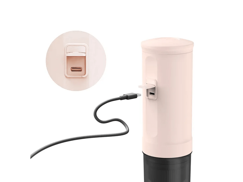 Outin Nano Akkus hordozható kávéfőző, rózsakvarc