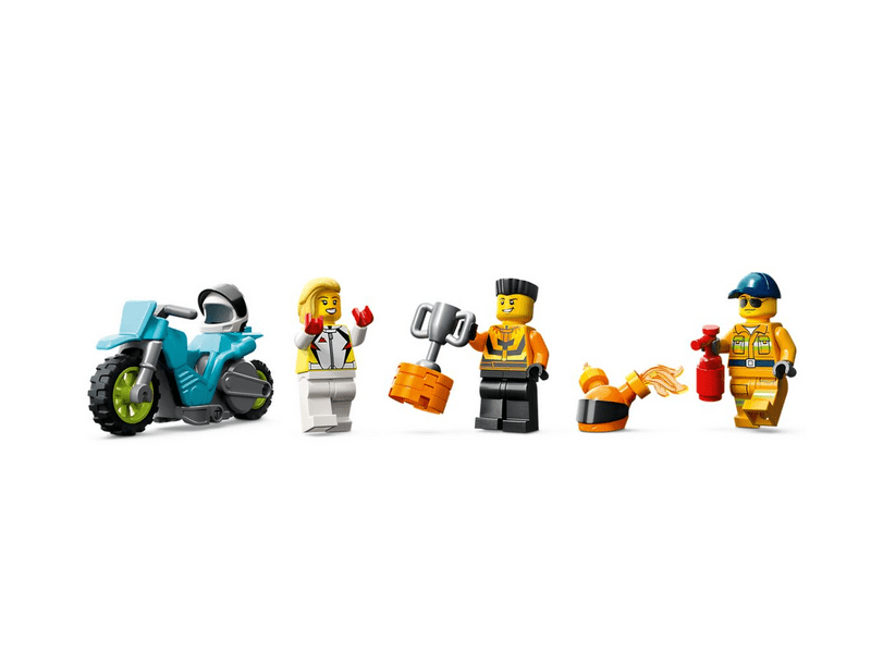 LEGO® City Kaszkadőr járgány és tűzgyűrű kihívás (60357)