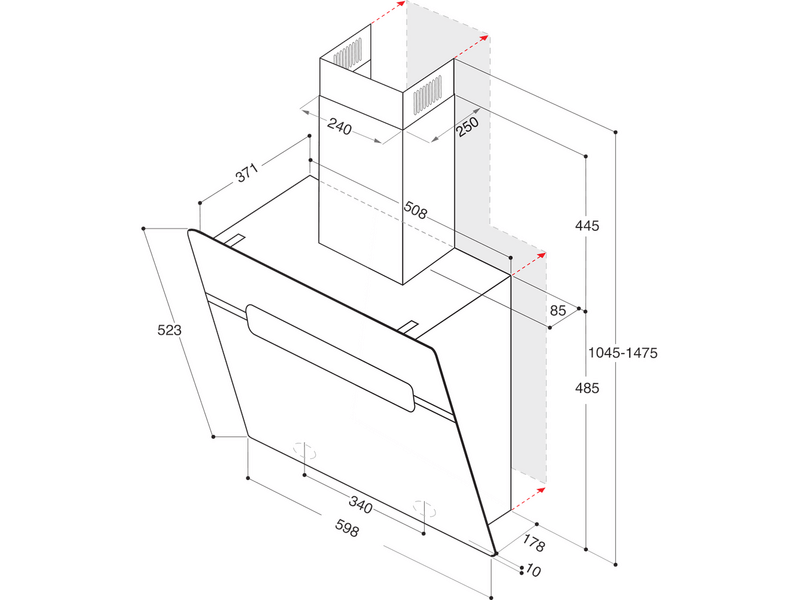 Whirlpool WHVS 61F LT DP K Nagnuta napa