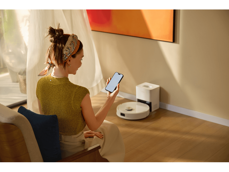 Roborock Q10 VF Plus Robotporszívó felmosóval, fehér