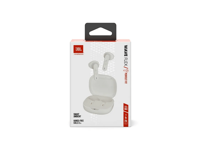 JBL Wave Flex TWS Fülhallgató, fehér