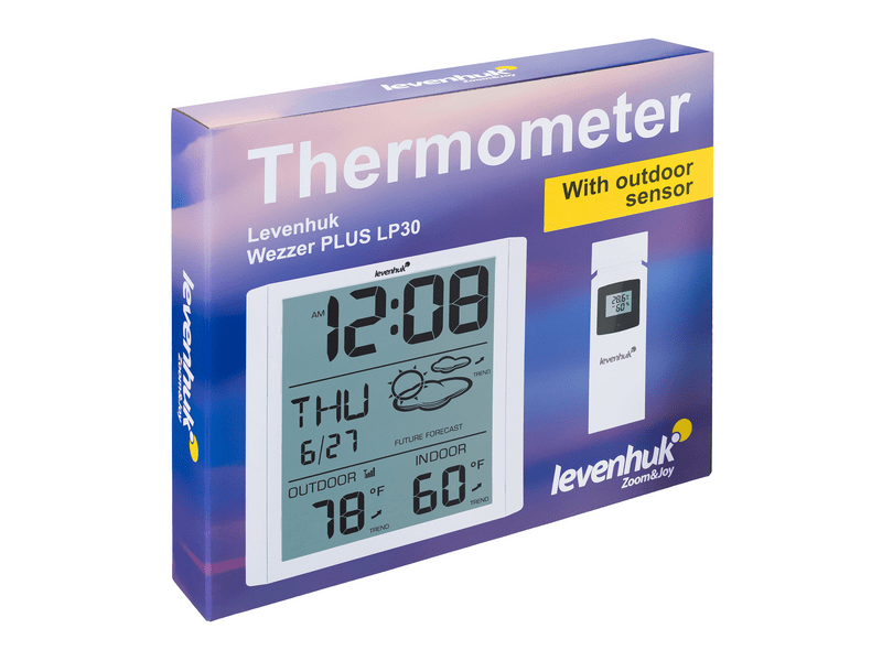 Levenhuk Wezzer PLUS LP30 hőmérséklet- és páratartalom-mérő