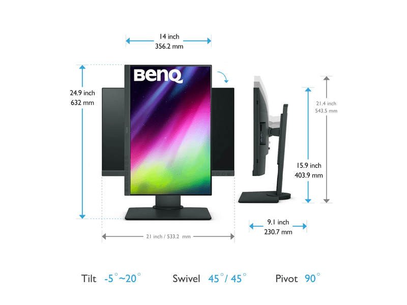 BenQ monitor 24 coll - SW240