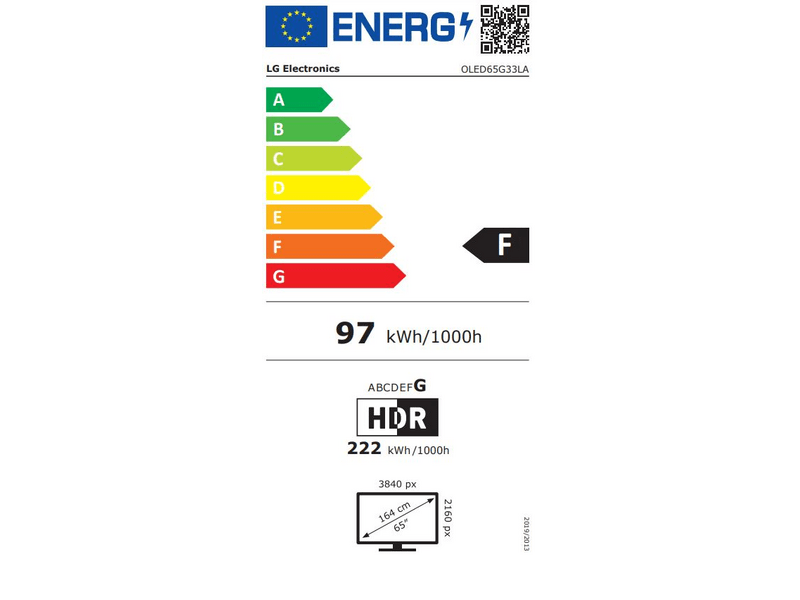 LG OLED65G33LA OLED evo G3 65