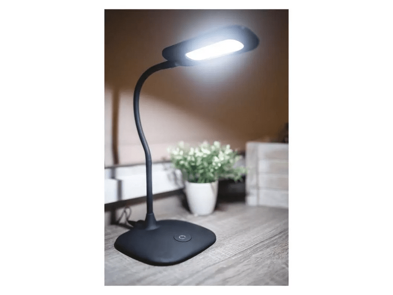 EMOS Stella LED asztali lámpa, fekete (Z7602B)