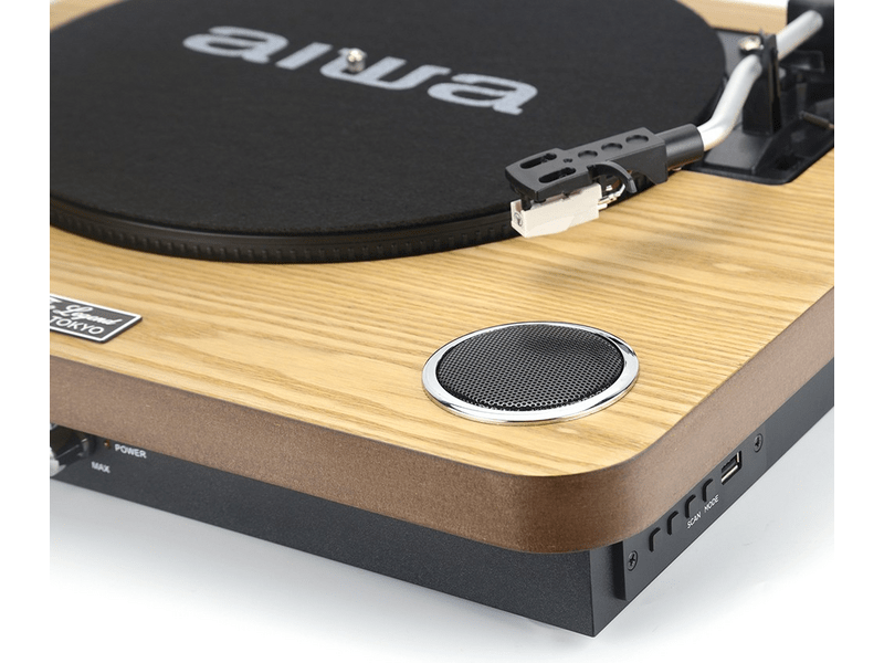 Aiwa LPS-25WD Lemezjátszó, fa