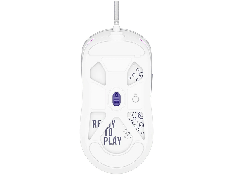 Lorgar MSA10 Vezetékes gamer egér, fehér (LRG-MSA10-WH)