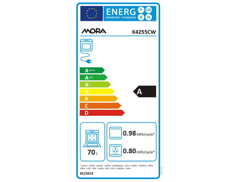 Mora K4255CW Kombinált tűzhely