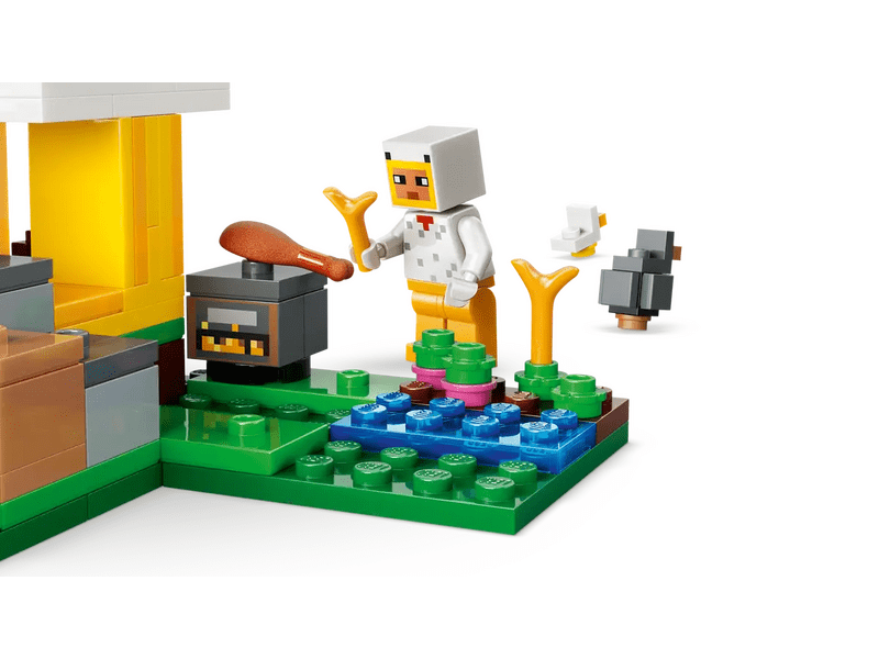LEGO® Minecraft® Csirkefarm – Húsvéti gaming építőjáték (21585)