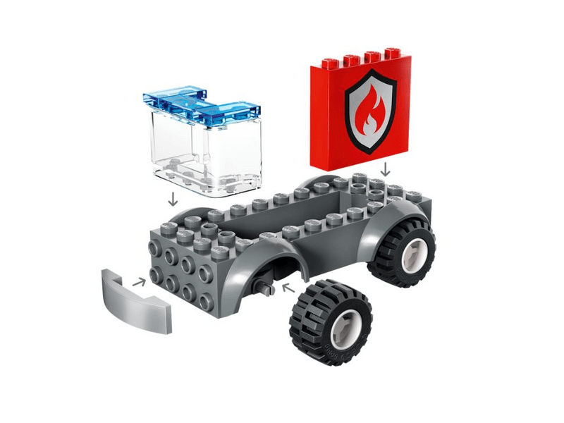 LEGO® City Tűzoltóállomás és tűzoltóautó (60375)
