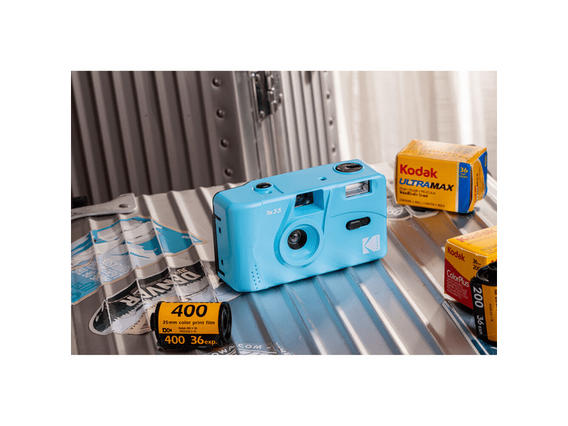Kodak M35 Analóg filmes fényképezőgép, kék (DA00240)