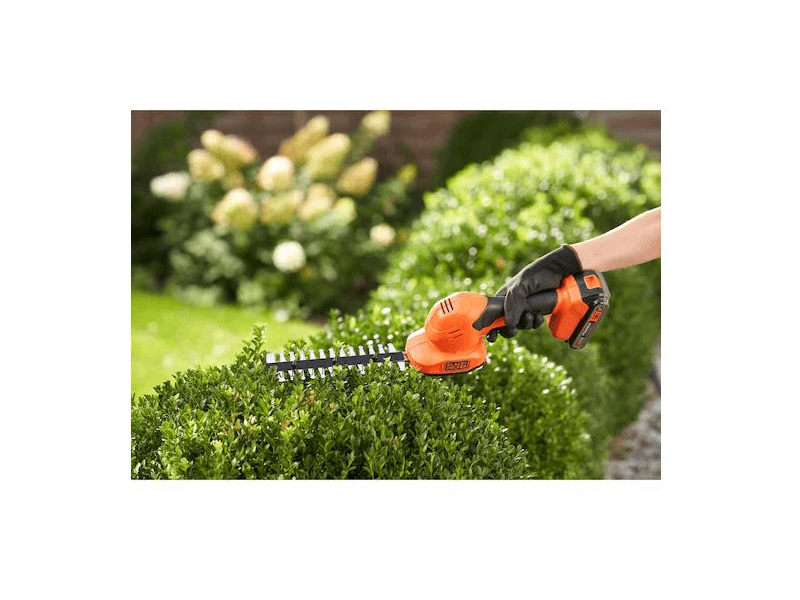 BLACK + DECKER BCSS18B-XJ 18V akkus sövényvágó és fűnyíró olló