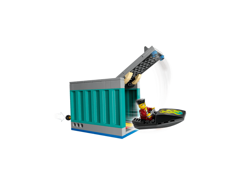 LEGO® City Rendőrségi motorcsónak és a rablók rejtekhelye (60417)
