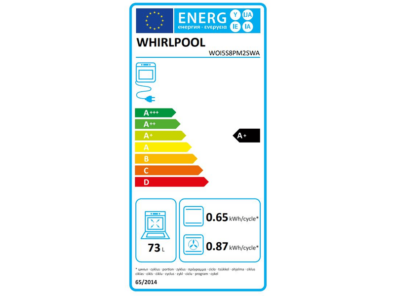 Whirlpool WOI5S8PM2SWA Beépíthető sütő