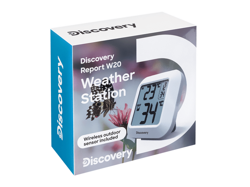 Levenhuk Discovery Report W20 órával rendelkező időjárás-állomás