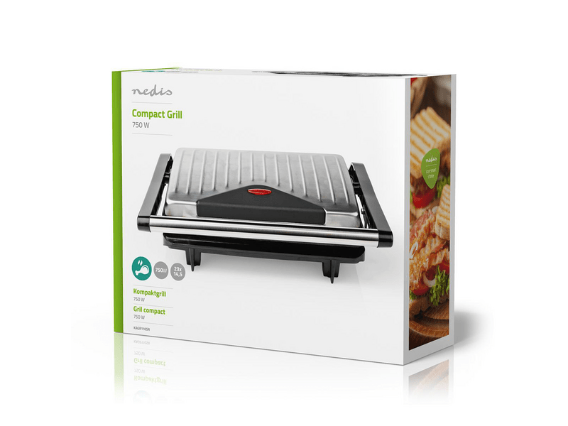 Nedis KAGR110SR Kontakt grill
