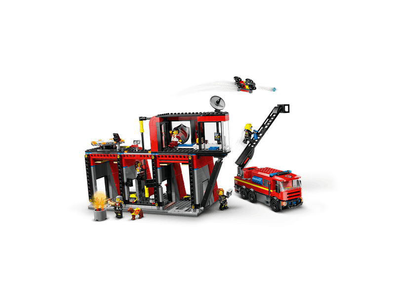 LEGO® City Vatrogasna postaja s vatrogasnim vozilom (60414)