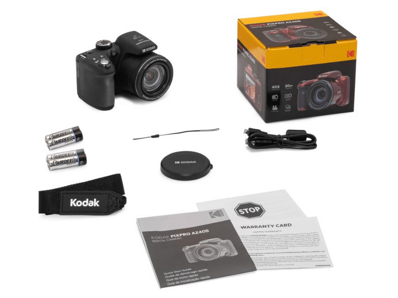 Kodak PixPro AZ405 digitális fényképezőgép, fekete