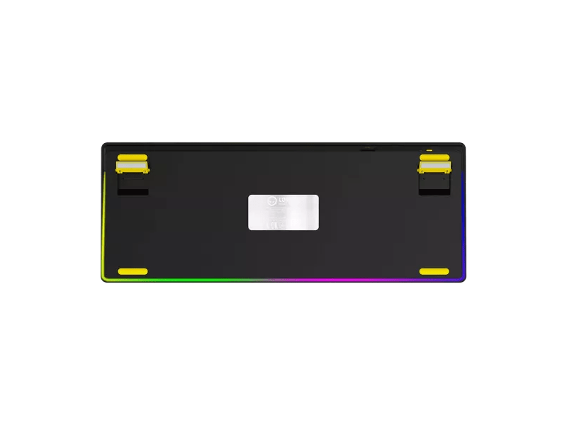 Lorgar KBP70TKLW Billentyűzet, sárga (LRG-KBP70TKLW-YL-US)