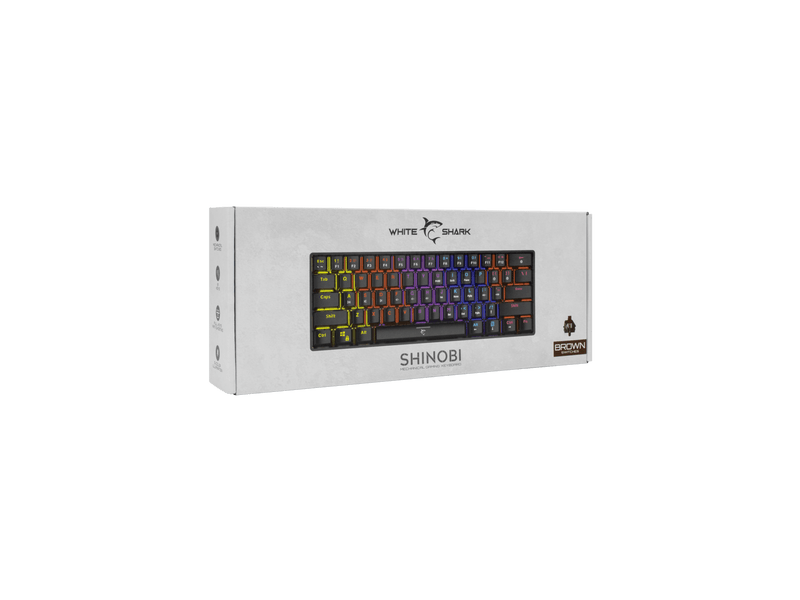 White Shark SHINOBI Gamer billentyűzet (GK-2022 B/BR-HU)