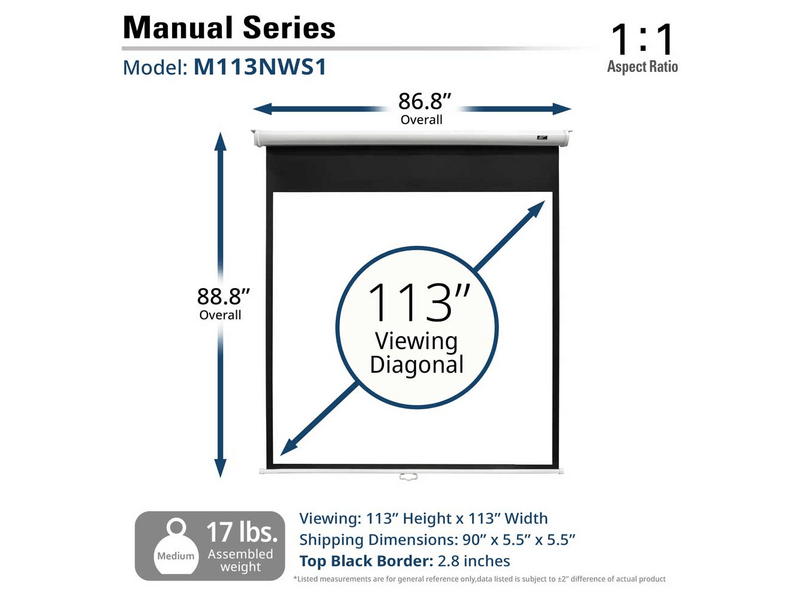 Elite Screens M113NWS1 113