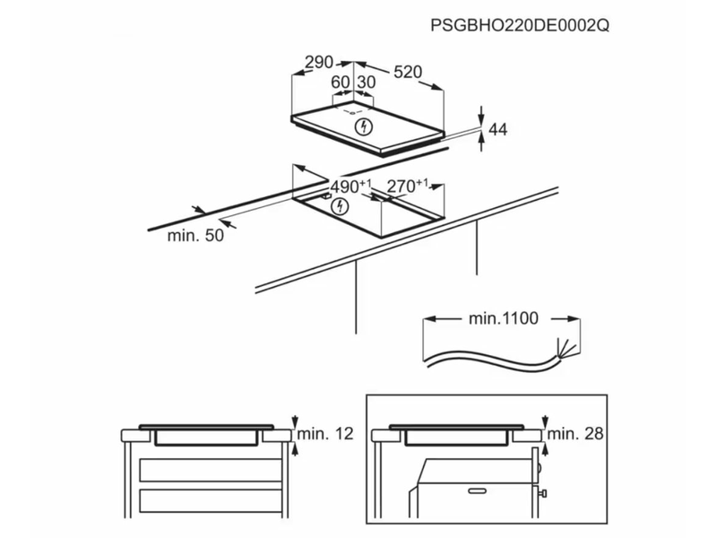 Electrolux LIT30230C Beépíthető indukciós főzőlap