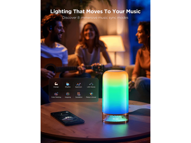 Govee Table Lamp 2 RGBICWW Asztali lámpa (H60223D1)