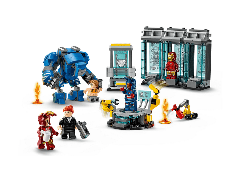 LEGO® Marvel Iron Manov laboratorij: Oklopljena dvorana (76315)