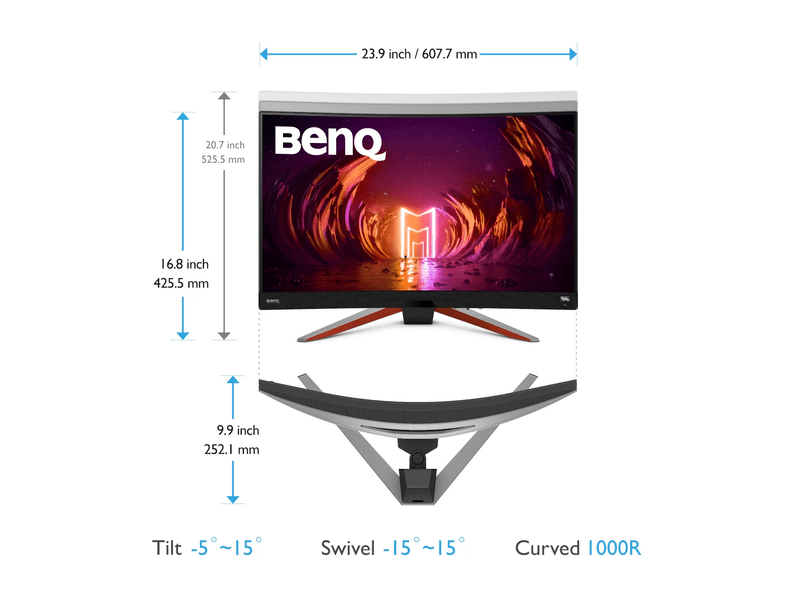 BenQ Monitor 27 coll - EX2710R