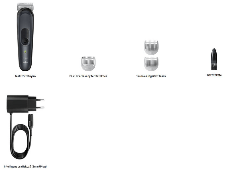 Braun BG3340 3-as testszőrnyíró