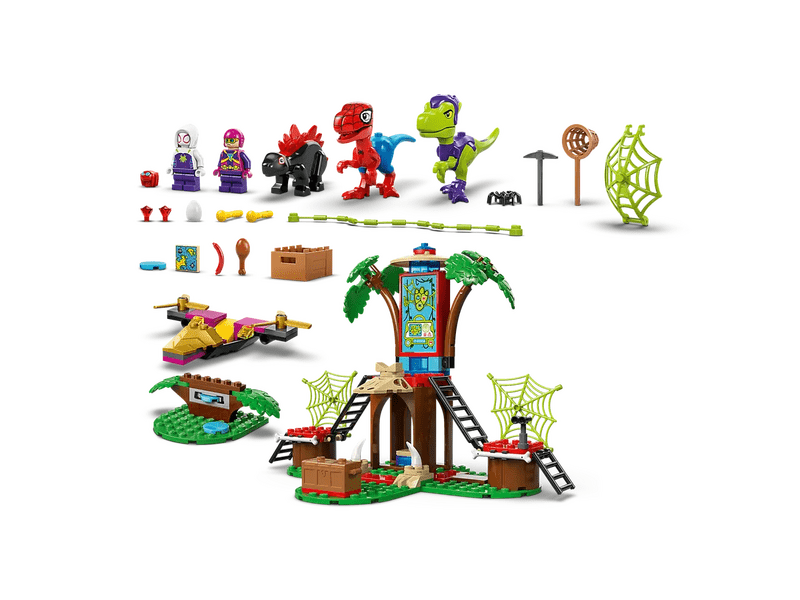 LEGO® Marvel Pókember és Gobby raptorcsatája a lombház főhadiszálláson (11200)